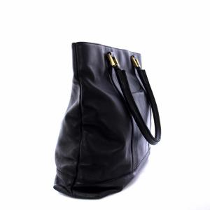LOEWE アナグラム トートバッグ ハンドバッグ アナグラム レザー ブラック