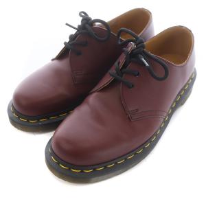 Dr.Martens 1461 59 ギブソン 3ホールシューズ レースアップ ステッチ レザー UK6 25cm ボルドー 10085