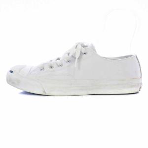CONVERSE LEA JACK PURCELL スニーカー シューズ レザー 25.5cｍ 白 ホワイト