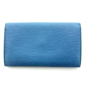 LOUIS VUITTON MALLETIER ヴィンテージ ポルトトレゾール インターナショナル エピ トレドブルー 長財布 三つ折り M63385