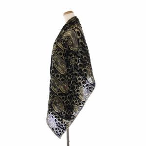 ISSEY MIYAKE FETE 07AW IF74FJ766 プリーツカーディガン 長袖 総柄 2 ブラック グレー  