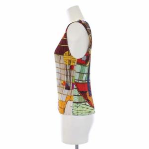 PLEATS PLEASE ISSEY MIYAKE イッセイミヤケ ノースリーブカットソー プリーツ 総柄 3 PP14-JK141