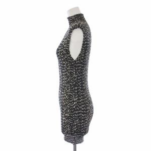 ISSEY MIYAKE IM71-FJ919 プリーツカットソー ハイネック 総柄 M グレー