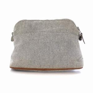 HERMES ボリードポーチ20 化粧ポーチ メイクポーチ アイボリー