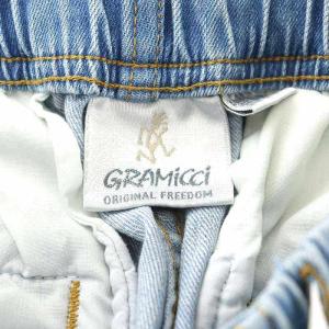 GRAMiCCi × RHC Ron Herman ロンハーマン 22AW デニムパンツ ジーンズ ジーパン ジッパーフライ S 水色 ライトブルー