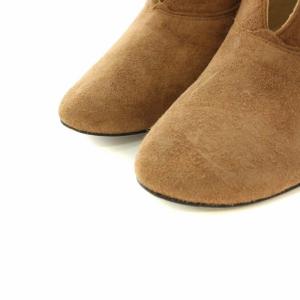 Repetto ブーティ アーモンドトゥ ハイヒール スエード 39 24.7cm 茶 ブラウン