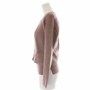 EPOCA アンサンブルニット カーディガン 長袖 カットソー ノースリーブ 40 L ピンク