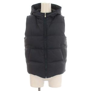 FOXTAIL RYLIA ダウンベスト ナイロン フード ベスト 2 M ネイビー 紺