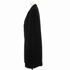 RALPH LAUREN ウールコート ロング カシミヤ混 アウター 11 L 黒 ブラック