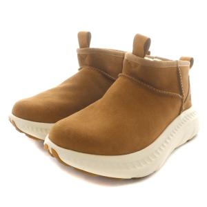 ULTRA MINI ムートンブーツ ブーティ ショートブーツ スエード ボア 23.5cm 茶 ブラウン 1130797