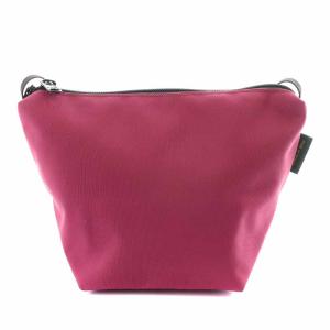 Hervé Chapelier ナイロン舟型ショルダーバッグS ミニ カメリア ピンク 2885N