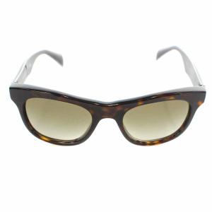 PRADA サングラス 眼鏡 ウェリントン 5221 145 ダークブラウン SPR04Q-A