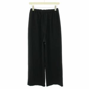 ENFOLD 19SS タックイージートラウザーパンツ ワイドパンツ 38 M 黒 ブラック