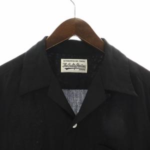 WACKO MARIA The Guilty Parties 天国東京 シャツ カジュアルシャツ 半袖 オープンカラー L 黒 ブラック