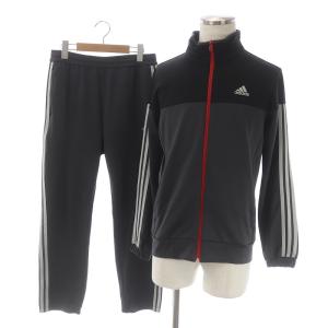 セットアップ ジャージ 上下 トラックジャケット ジップアップ ハイネック トラックパンツ イージー 3本ライン チャコールグレー