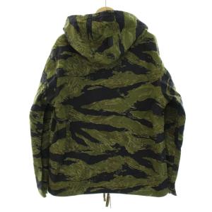 THE REAL McCOY'S ジップアップパーカー タイガーカモ M グリーン
