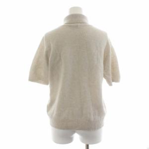 ANAYI 20AW アンサンブル ニット セーター タートルネック 半袖 ボートネック 長袖 ウール プルオーバー 38 M ベージュ102028-16-280-380