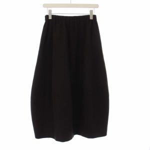 JURGEN LEHL フレアスカート ロング イージー ウール M 茶 ブラウン J0184FS611