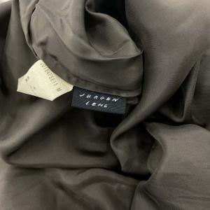 JURGEN LEHL フレアスカート ロング イージー ウール M 茶 ブラウン J0184FS611