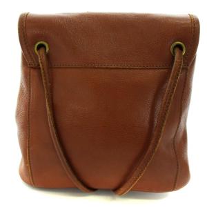 IL BISONTE ショルダーバッグ レザー ベルト 茶 ブラウン