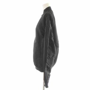 Deuxieme Classe 22SS ミリタリーブルゾン ジャケット ジップアップ ストーンウォッシュ加工 F 黒 ブラック 22010500701010