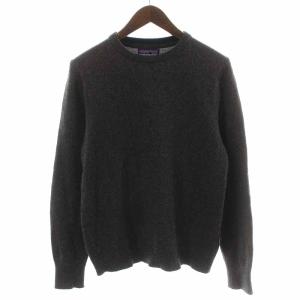 22AW リサイクル カシミア クルーネック セーター ニット プルオーバー ウール混 長袖 XS グレー 50525