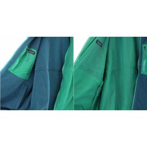 Patagonia 22AW リバーシブル シェルド マイクロディニ ジャケット ナイロンジャケット フリースジャケット ハイネック M 青 ブルー