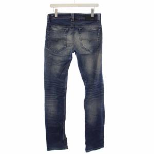 DIESEL DNA 16FW THAVAR デニムパンツ ジーンズ ダメージ加工 スリム W28 L32 インディゴ