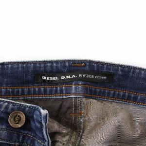 DIESEL DNA 16FW THAVAR デニムパンツ ジーンズ ダメージ加工 スリム W28 L32 インディゴ