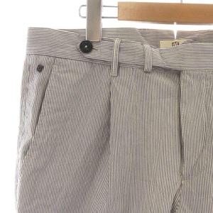 GTA IL PANTALONE BYRON SHORT ST ショートパンツ ハーフパンツ ストライプ ジップフライ タック ロールアップ