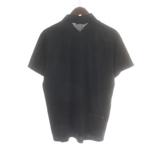 PRADA SPORT ポロシャツ 半袖 ハーフジップ L 黒 ブラック