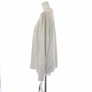 Leilian ブラウス カットソー 長袖 バンドカラー プルオーバー 17+ 大きいサイズ 3XL グレー タグ付き