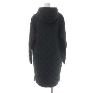 POLO RALPH LAUREN キルティングコート ロング 中綿 フード 5 XS 黒 ブラック