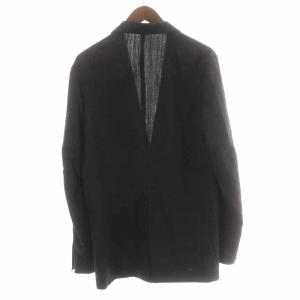 KRISVANASSCHE テーラードジャケット ウール センターベント 46 S 黒 ブラック