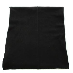Cruciani ストール マフラー 無地 黒 ブラック