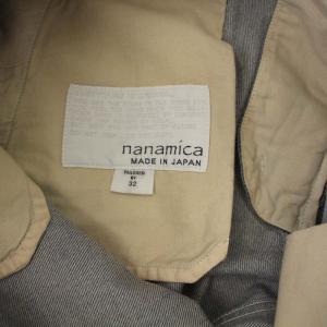 nanamica Wide Denim Pants ワイドデニムパンツ ジーンズ W32 青 ブルー SUCS306