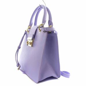 FURLA ハンドバッグ ショルダーバッグ 2way 紫 パープル