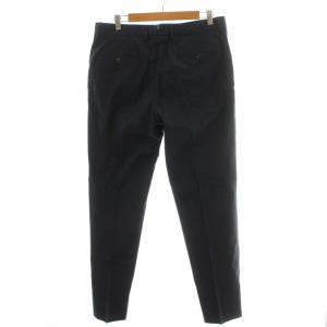 Ermenegildo Zegna regular fit テーパードパンツ センタープレス ジップアップ スラックス 大きいサイズ 50 XL 紺 ネイビー