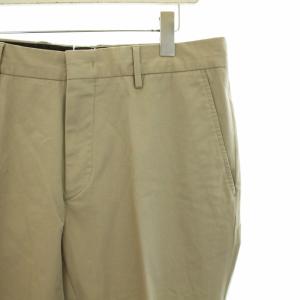 Ermenegildo Zegna regular fit チノパンツ カラーデニム テーパード センタープレス 50 L ベージュ