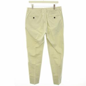 Ermenegildo Zegna regular fit チノパンツ カラーデニム テーパード センタープレス 50 L アイボリー