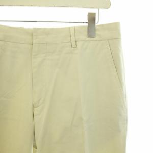 Ermenegildo Zegna regular fit チノパンツ カラーデニム テーパード センタープレス 50 L アイボリー