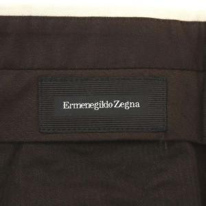 Ermenegildo Zegna regular fit パンツ スラックス ジッパーフライ 50 L ベージュ