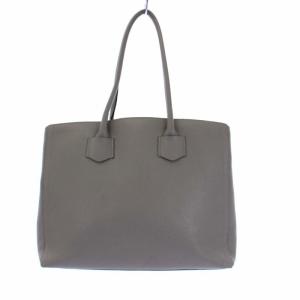 FURLA トートバッグ ハンドバッグ レザー グレー F7591