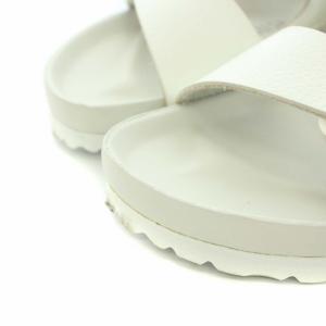 BIRKENSTOCK アリゾナエヴァ ARIZONA EVA コンフォートサンダル レザー 38 24.5cm 白 ホワイト