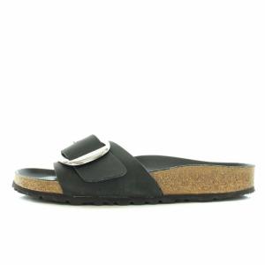 BIRKENSTOCK マドリッド ビックバックル MADRID Big Buckle サンダル レザー 37 24.0cm 黒 ブラック