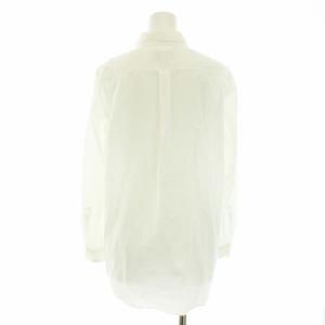 Deuxieme Classe 14AW ブラウス シャツ スタンダードカラー 長袖 コットン 白 ホワイト