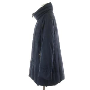 Leilian 近年モデル ダウンコート ロング丈 アウター 11 L 紺 ネイビー