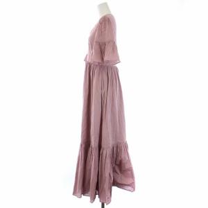 MARIHA 23SS すずらんのドレス ロングワンピース 半袖 ギャザー 36 3211234020