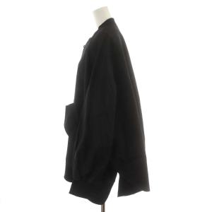 JEANPAULKNOTT MAXI BOMBER ジャケット ブルゾン コットン 黒 ブラック