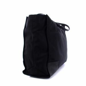 TORY BURCH トートバッグ ハンドバッグ ロゴ ナイロン 黒 ブラック